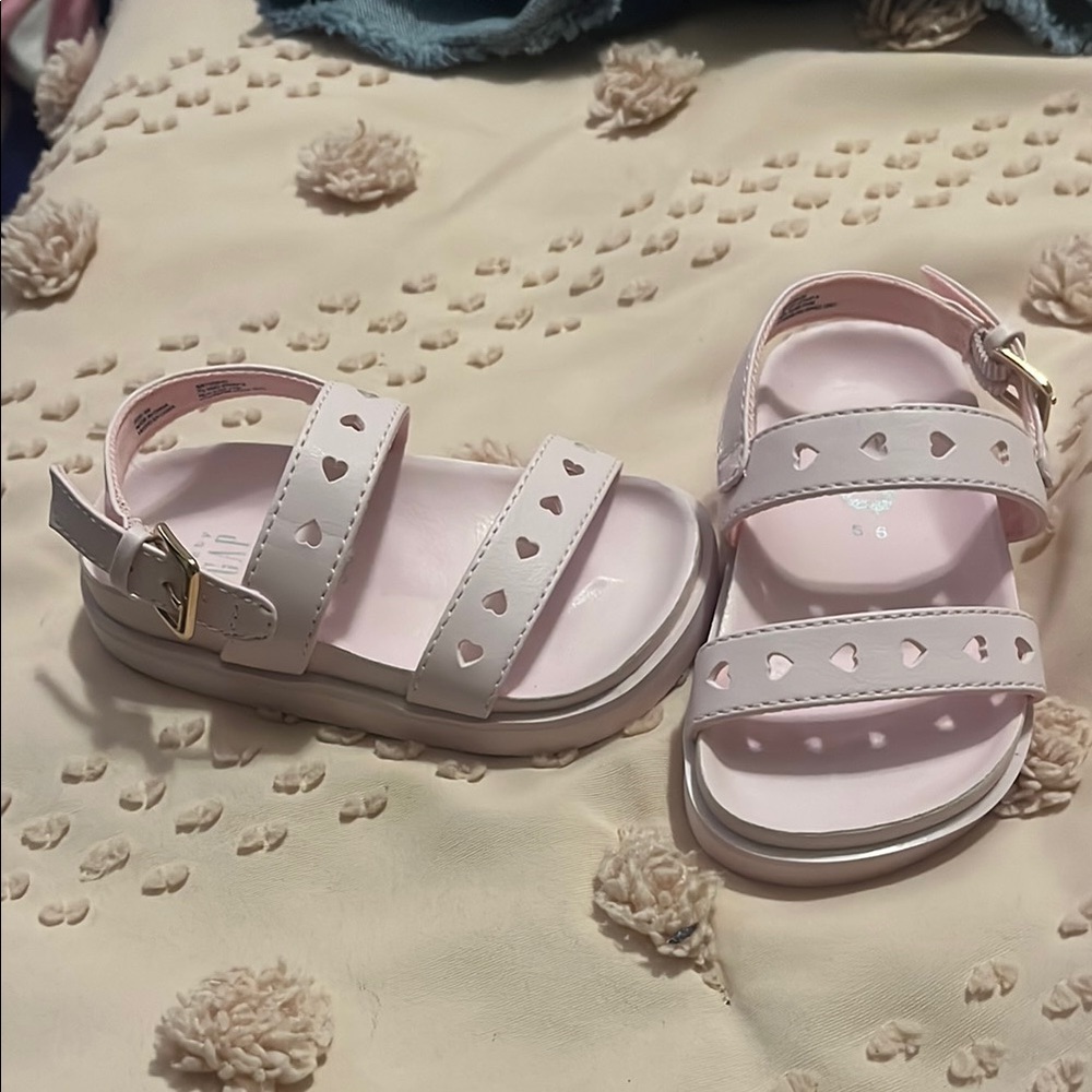 New and never worn: GAP Pink Sandals with Adjustable Straps
